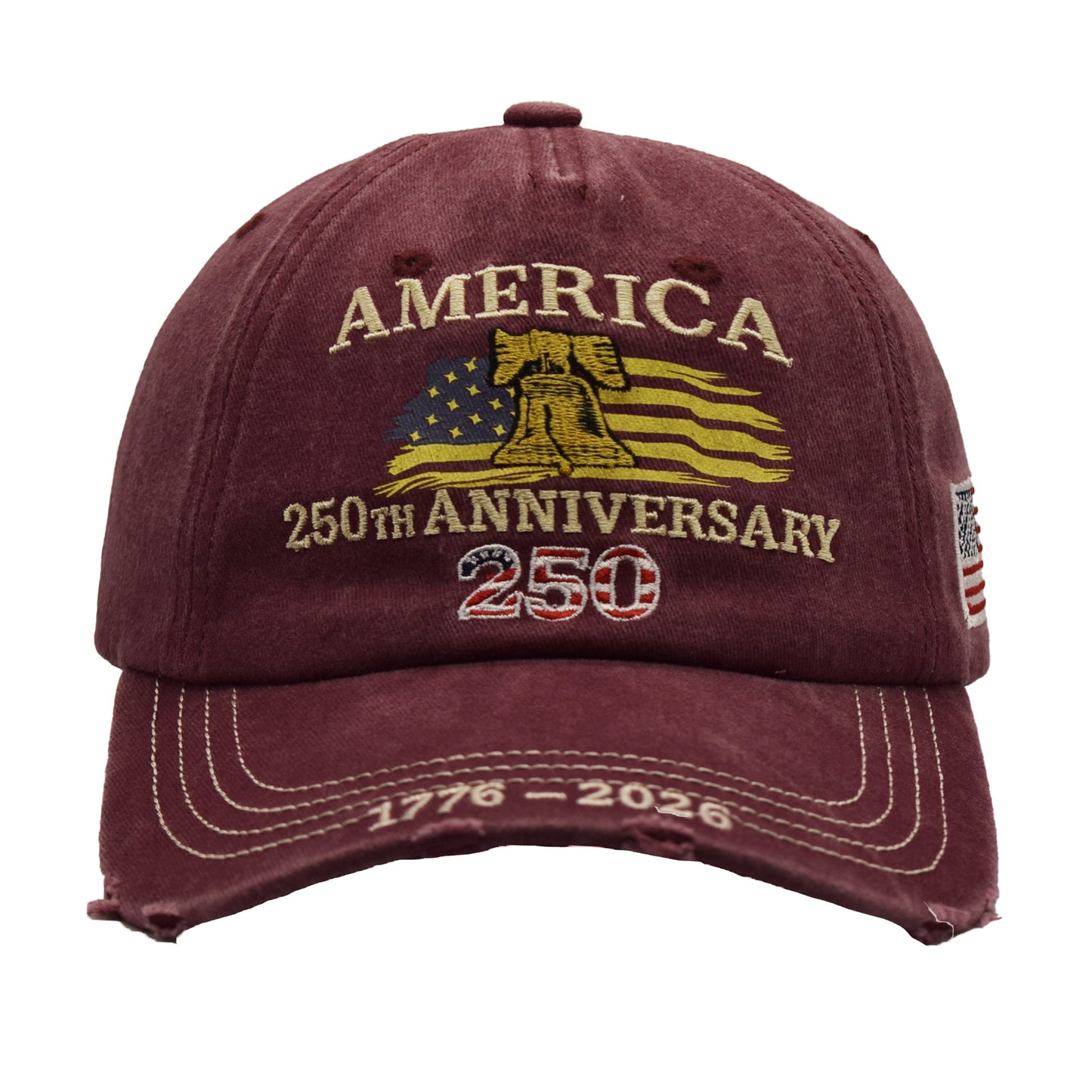 🔥[5𝟎% 𝐎𝐅𝐅 𝐋𝐀𝐒𝐓 𝐓𝐇𝐑𝐄𝐄 𝐃𝐀𝐘𝐒]US 250th Anniversary Embroidered Baseball Cap, UPF 50+ Sun Protection Commemorative Hat-JKL
