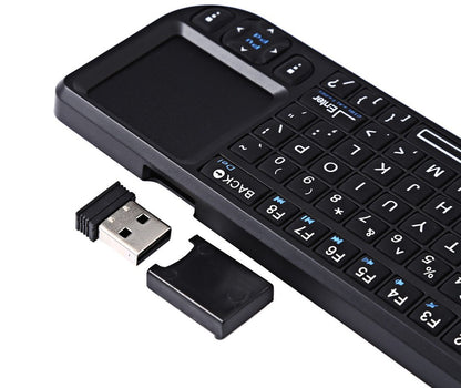 🔥[5𝟎% 𝐎𝐅𝐅 𝐋𝐀𝐒𝐓 𝐓𝐇𝐑𝐄𝐄 𝐃𝐀𝐘𝐒]Mini Wireless Keyboard, Portable Rechargeable 2.4G Backlit Keyboard with Touchpad for PC, Mac and Smart TV, Multifunctional Keyboard-vip