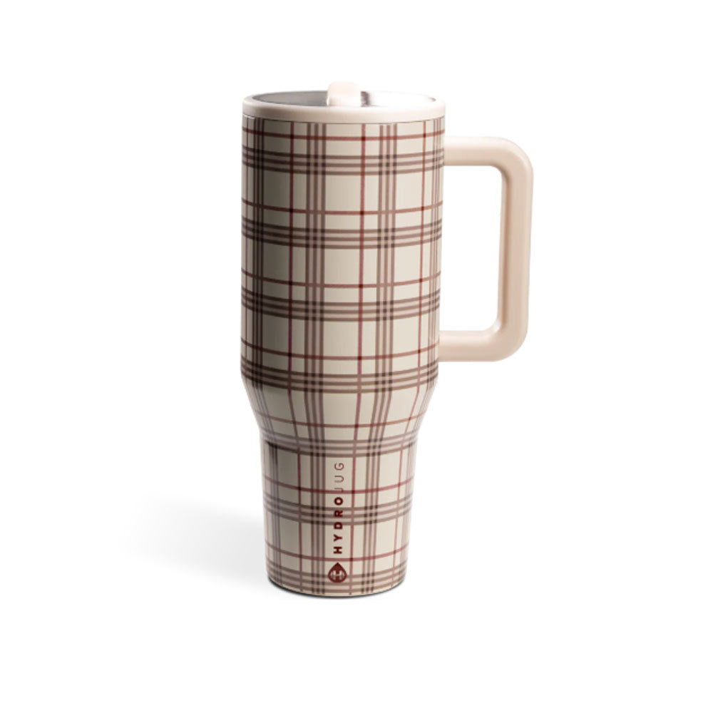 HydroJug Traveler | Leak-Proof Insulated Tumbler with Flip Straw & Cup Holder Fit Flasks Lid-BP