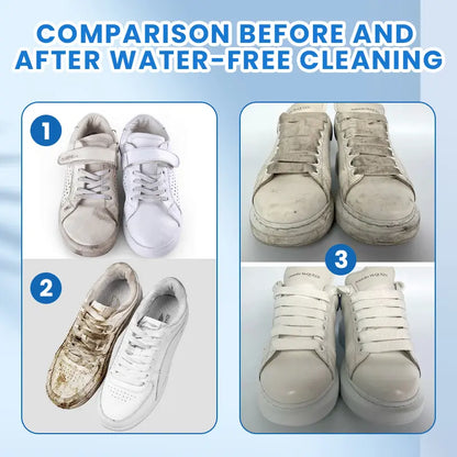 [55% Off Mega Sale]White Shoe Cleaner Cream Multipurpose No-Wash Solid Comes with Sponge Removes Stains Ideal for Leather Silicone Car Interiors Mild Non-Irritating Eco-Friendly-VIP