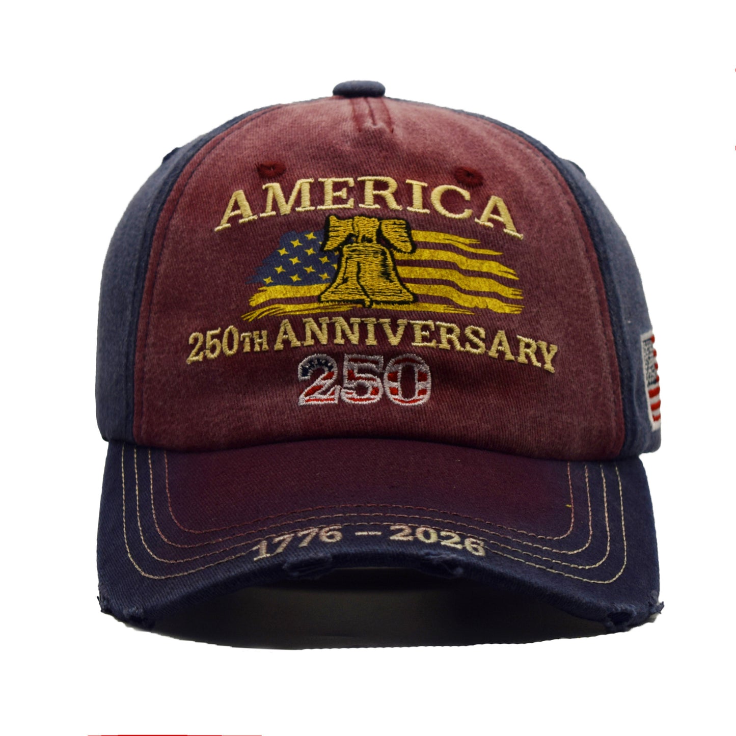 🔥[5𝟎% 𝐎𝐅𝐅 𝐋𝐀𝐒𝐓 𝐓𝐇𝐑𝐄𝐄 𝐃𝐀𝐘𝐒]US 250th Anniversary Embroidered Baseball Cap, UPF 50+ Sun Protection Commemorative Hat-JKL