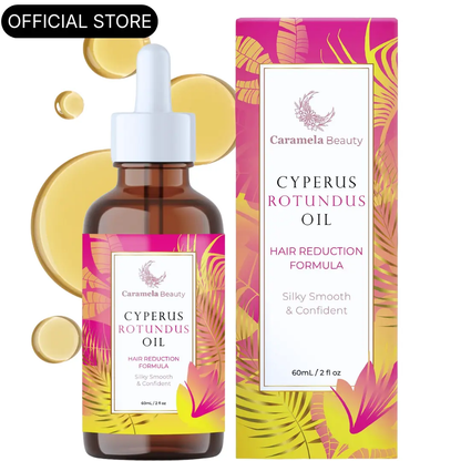 🔥[5𝟎% 𝐎𝐅𝐅 𝐋𝐀𝐒𝐓 𝐓𝐇𝐑𝐄𝐄 𝐃𝐀𝐘𝐒]Caramela Beauty Cyperus Rotundus Oil for Natural Hair Reduction - 60ml/2oz-JKL