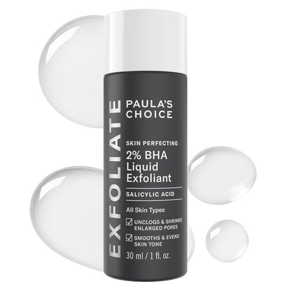 🔥[5𝟎% 𝐎𝐅𝐅 𝐋𝐀𝐒𝐓 𝐓𝐇𝐑𝐄𝐄 𝐃𝐀𝐘𝐒]Paula's Choice SKIN PERFECTING 2% BHA Liquid Exfoliant with Salicylic Acid, Facial Polish for Enlarged Pores, Wrinkles & Fine Lines, Suitable for Blackhead-Prone Skin, Fragrance-Free-JKL