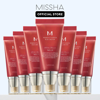 🔥[5𝟎% 𝐎𝐅𝐅 𝐋𝐀𝐒𝐓 𝐓𝐇𝐑𝐄𝐄 𝐃𝐀𝐘𝐒][MISSHA Official] M Perfect Cover BB CreamSPF 42 PA+++(50ml)-JKL