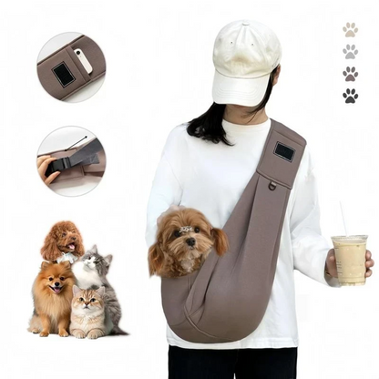 🔥[50% 𝐎𝐅𝐅 𝐋𝐀𝐒𝐓 𝐓𝐇𝐑𝐄𝐄 𝐃𝐀𝐘𝐒]Dog & Cat Sling for Small and Medium Pets Up to 15lbs with Adjustable Padded Shoulder Breathable Portable Carrier for Outside Travel Shopping Animal-LU