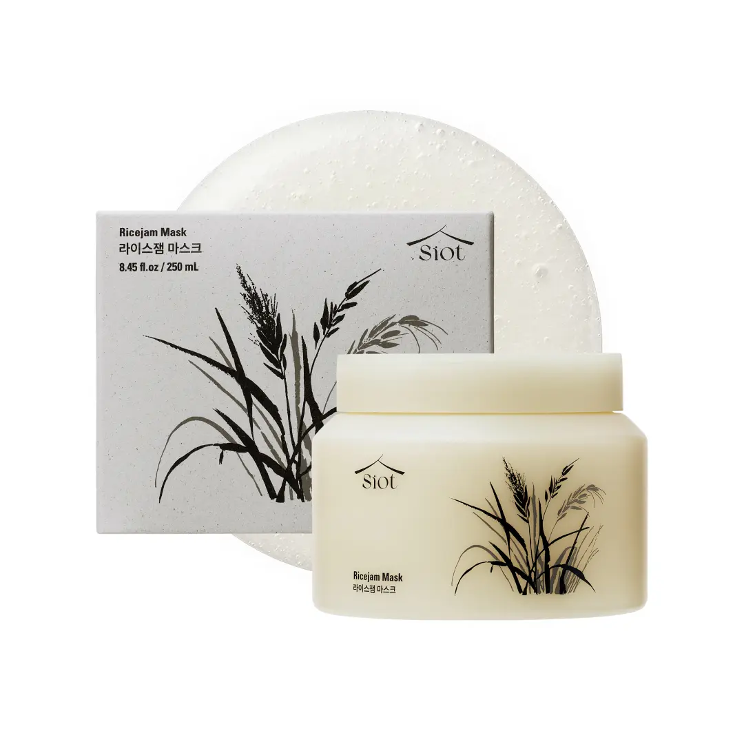 🔥[5𝟎% 𝐎𝐅𝐅 𝐋𝐀𝐒𝐓 𝐓𝐇𝐑𝐄𝐄 𝐃𝐀𝐘𝐒]SIOT Rice Jam Mask 8.45oz | Korean RiceHydrating Wash-Off Face & Body Mask withGentle Exfoliating, Daily Moisture Care forSmooth, Soft Skin-JKL