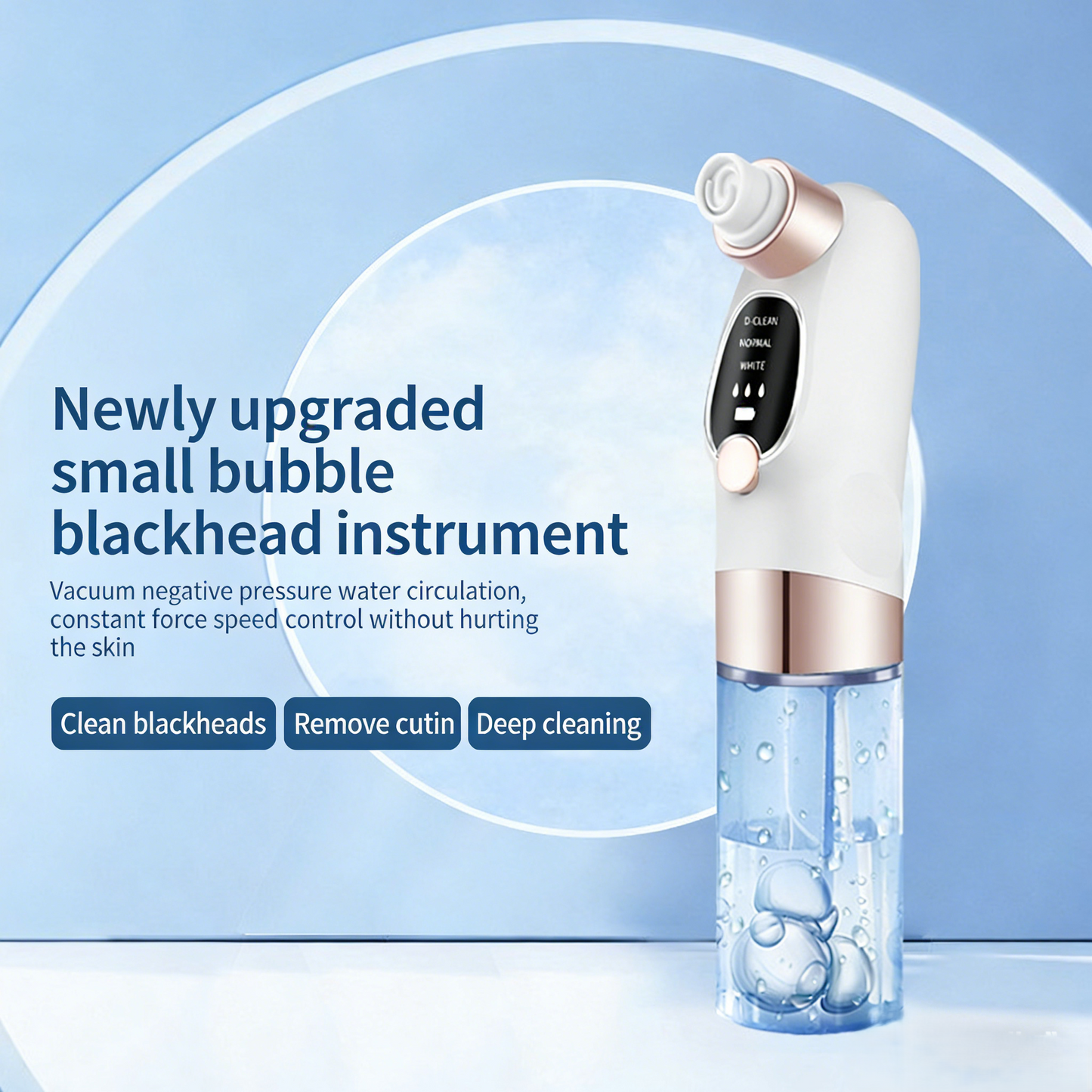 🔥[55% 𝐎𝐅𝐅 𝐋𝐀𝐒𝐓 𝐓𝐇𝐑𝐄𝐄 𝐃𝐀𝐘𝐒]Home Use Small Bubble Facial Cleaner for Pore Cleaning, Blackhead and Acne Removal, Oxygen Injection Device, Blackhead Remover, Beauty Instrument-vip