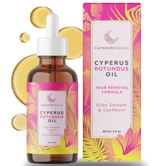 🔥[5𝟎% 𝐎𝐅𝐅 𝐋𝐀𝐒𝐓 𝐓𝐇𝐑𝐄𝐄 𝐃𝐀𝐘𝐒]Caramela Beauty Cyperus Rotundus Oil for Natural Hair Reduction - 60ml/2oz-JKL