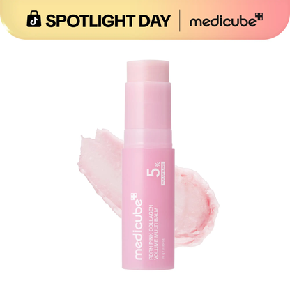 [NEW] [medicube] PDRN Pink Collagen Volume Multi Balm | All In One Volufiline, PDRN, NAD Stick for Youthful-Looking, Helping Look of Fine Lines, Firming Care, Anti-Aging Care | For Under-Eyes, Neck, Forehead, Smile Lines, Lip Care | Korean Skincare-JKL