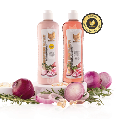 🔥[5𝟎% 𝐎𝐅𝐅 𝐋𝐀𝐒𝐓 𝐓𝐇𝐑𝐄𝐄 𝐃𝐀𝐘𝐒]Natural Sant Onion, Rosemary and BiotinShampoo & Treatment (16 FI Oz/500 ml)Conditioning Restorative-JKL