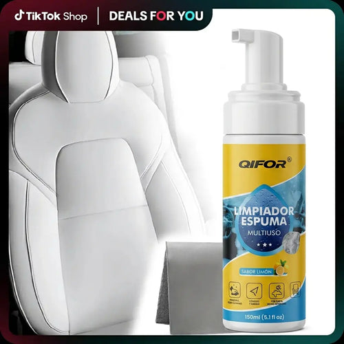 🔥[5𝟎% 𝐎𝐅𝐅 𝐋𝐀𝐒𝐓 𝐓𝐇𝐑𝐄𝐄 𝐃𝐀𝐘𝐒]QIFOR 4-in-1 Multi-Enzyme Foam Spray Cleaner - Heavy Duty Deep Cleaning House & Car Detailing Products, Stain Removal for Car Interior & Sofa,summervibes outdoorfun-JKL