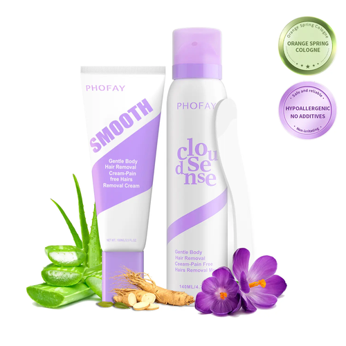 🔥[5𝟎% 𝐎𝐅𝐅 𝐋𝐀𝐒𝐓 𝐓𝐇𝐑𝐄𝐄 𝐃𝐀𝐘𝐒]Bikini Pain-Free Hair Removal Cream for Sensitive Skin, Hypoallergenic Formula-Gentle & Fast-Acting Depilatory with Citrus Scent, Aloe & Hyaluronic Acid for Soothing Care, Suitable for Men & Women-JKL