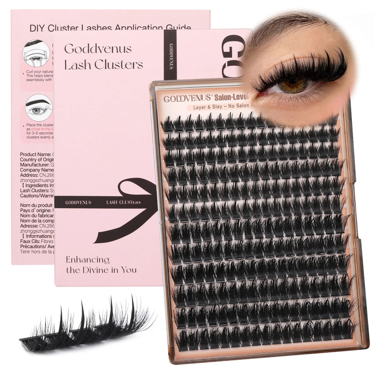 🔥[5𝟎% 𝐎𝐅𝐅 𝐋𝐀𝐒𝐓 𝐓𝐇𝐑𝐄𝐄 𝐃𝐀𝐘𝐒]Manga Lash Clusters with Spikes, Pre-Spiked Wispy Cluster Eyelash Extensions, Fluffy Anime Eyelash Clusters, Reusable Faux Mink Fairy Individual Lash Extensions, D-Curve, 12–18 mm, 204 Pieces – Cosmetics, Makeup-JKL