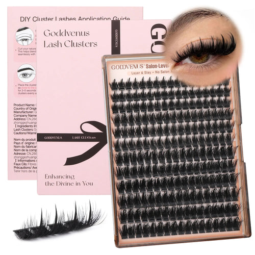 🔥[5𝟎% 𝐎𝐅𝐅 𝐋𝐀𝐒𝐓 𝐓𝐇𝐑𝐄𝐄 𝐃𝐀𝐘𝐒]Manga Lash Clusters with Spikes, Pre-Spiked Wispy Cluster Eyelash Extensions, Fluffy Anime Eyelash Clusters, Reusable Faux Mink Fairy Individual Lash Extensions, D-Curve, 12–18 mm, 204 Pieces – Cosmetics, Makeup-JKL