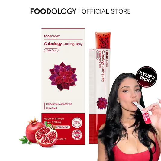 🔥[5𝟎% 𝐎𝐅𝐅 𝐋𝐀𝐒𝐓 𝐓𝐇𝐑𝐄𝐄 𝐃𝐀𝐘𝐒][FOODOLOGY] Coleology Cutting Jelly BalanceDaily Diet,Supports Carbohydrate Metabolism,Promotes Smooth Digestion-1 Pack of 10,Refreshing Pomegranate Flavor ContainsGarcinia Cambogia, Chia Seeds Collagen,Hyaluronic Acid-JKL