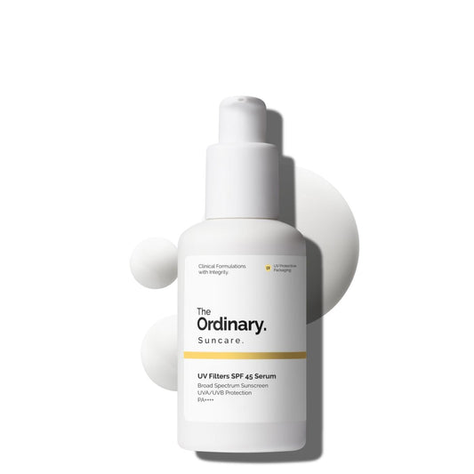 🔥[5𝟎% 𝐎𝐅𝐅 𝐋𝐀𝐒𝐓 𝐓𝐇𝐑𝐄𝐄 𝐃𝐀𝐘𝐒]The Ordinary UV Filters SPF 45 Serum Sunscreen for Face, Lightweight Hydrating Broad-Spectrum Sunscreen, UVA/UVB Protection, Non-Comedogenic, No White Cast, 2 Fl Oz-JKL