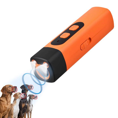 🔥[5𝟎% 𝐎𝐅𝐅 𝐋𝐀𝐒𝐓 𝐓𝐇𝐑𝐄𝐄 𝐃𝐀𝐘𝐒]【Fast Shipping】Professional Sonic Emitters Dog Training Tool Dog Bark Deterrent Device with LED Flashlight, 30ft Range Anti Bark Barking Dog Silencer,Rechargeable Portable dog barking stopper-JKL