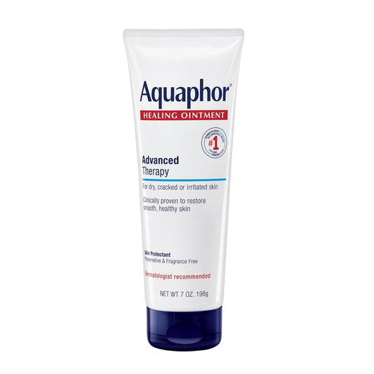 🔥[5𝟎% 𝐎𝐅𝐅 𝐋𝐀𝐒𝐓 𝐓𝐇𝐑𝐄𝐄 𝐃𝐀𝐘𝐒]Aquaphor Healing Ointment Advanced Therapy Skin Protectant, Dry Skin Body Moisturizer, 7 Oz Tube Aquaphor-JKL