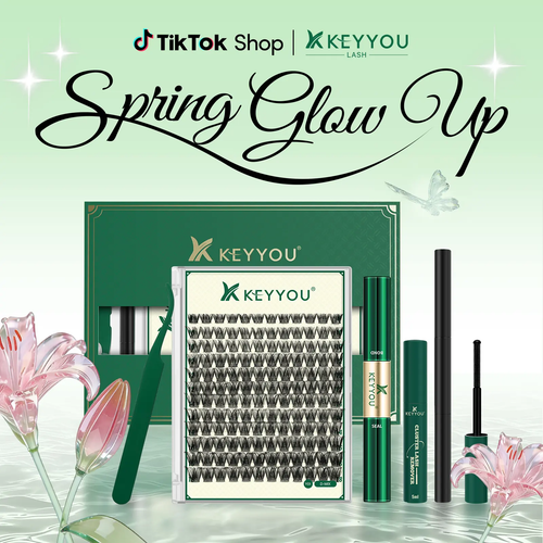 🔥[5𝟎% 𝐎𝐅𝐅 𝐋𝐀𝐒𝐓 𝐓𝐇𝐑𝐄𝐄 𝐃𝐀𝐘𝐒]KEYYOU DIY Cluster Lashes Summer VolumeWaterproof Long-Lasting Lash Extension D Curl8-18MIX Eyelash Extensions Cosmetic MakeupTikTok Shop SpringGlowUp-JKL