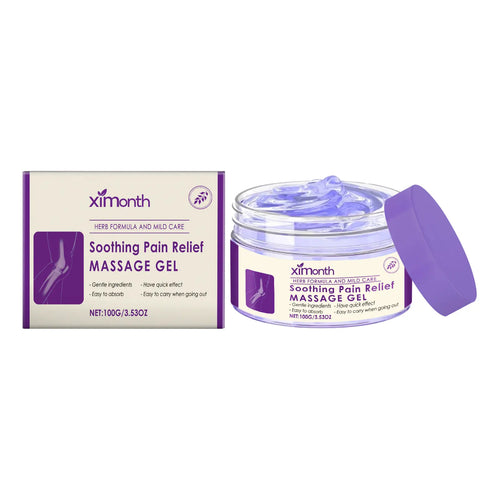 🔥[5𝟎% 𝐎𝐅𝐅 𝐋𝐀𝐒𝐓 𝐓𝐇𝐑𝐄𝐄 𝐃𝐀𝐘𝐒]Ximonth 100g Pain Relief Massage Gel, Natural Plant Extracts Soothing Gel, Fast Absorbing Non-Greasy Joint Discomfort Relief-JKL