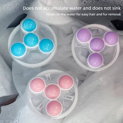 Washing Machine Filter Net Bag Cleaner Floating Hair Remover Household Laundry Ball Hair Catcher Universal Wash Protector Filter-OA