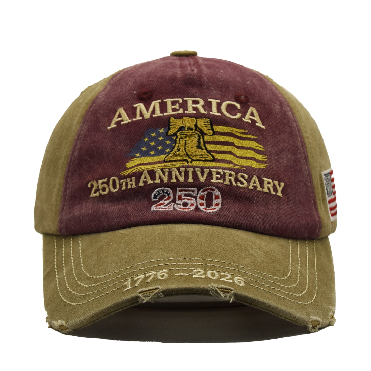 🔥[5𝟎% 𝐎𝐅𝐅 𝐋𝐀𝐒𝐓 𝐓𝐇𝐑𝐄𝐄 𝐃𝐀𝐘𝐒]US 250th Anniversary Embroidered Baseball Cap, UPF 50+ Sun Protection Commemorative Hat-JKL