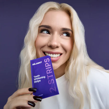 [NEW] Experience our new and improved Purple Teeth Whitening Strips. With the new PAP formula your teeth will shine brighter than ever before.-BP