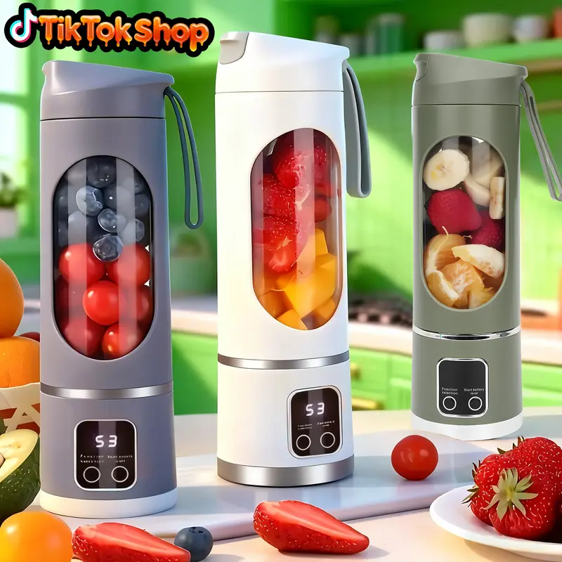 🔥[5𝟎% 𝐎𝐅𝐅 𝐋𝐀𝐒𝐓 𝐓𝐇𝐑𝐄𝐄 𝐃𝐀𝐘𝐒]Ultimate Portable Blender! USB Rechargeable & Compact for Smoothies On-The-Go - Perfect Travel, Back To School & Gym! Leak Proof Design, Makes Shakes & Baby Food in Seconds cup juicer rechargeable mini blender vegetable-JKL