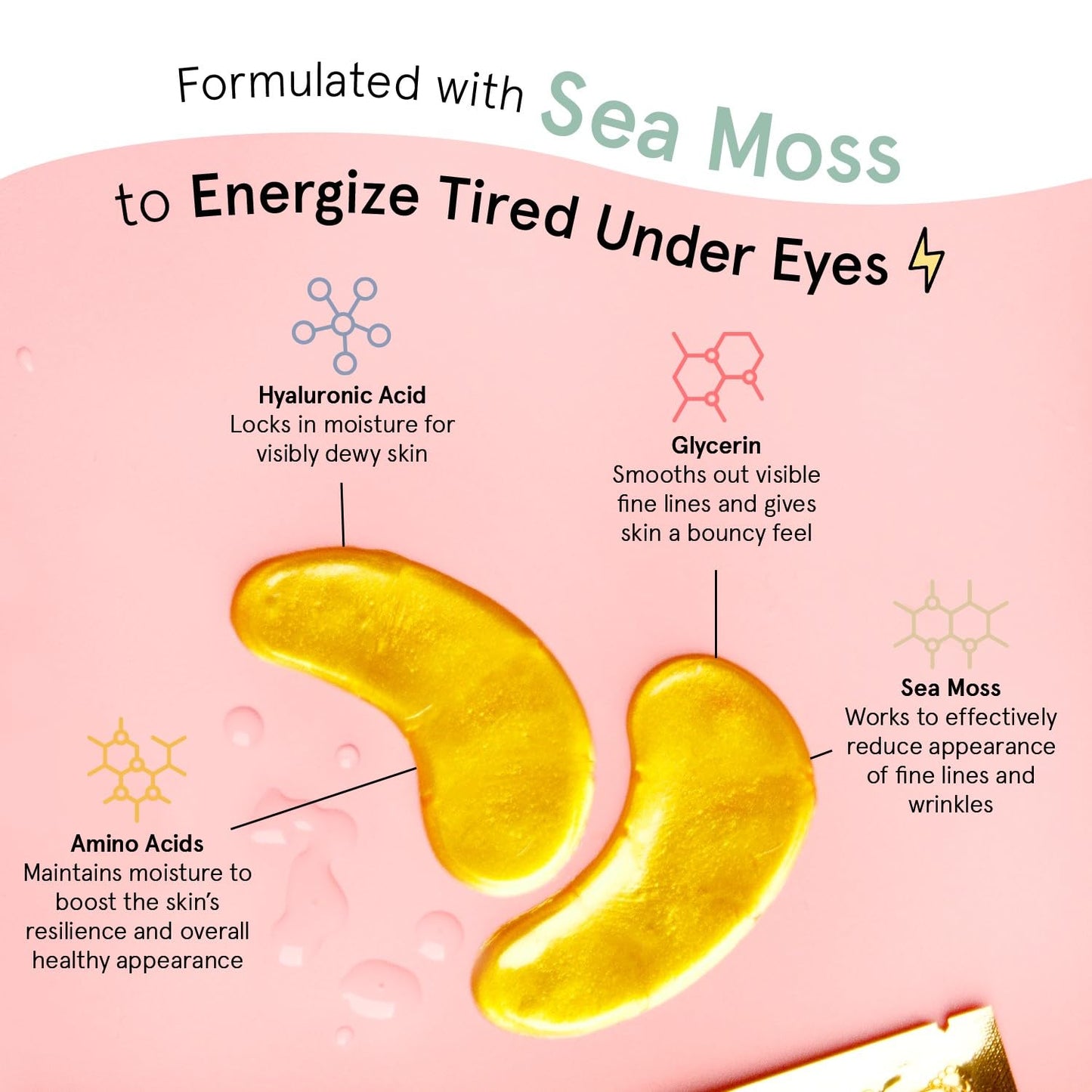 🔥[5𝟎% 𝐎𝐅𝐅 𝐋𝐀𝐒𝐓 𝐓𝐇𝐑𝐄𝐄 𝐃𝐀𝐘𝐒]Award Winning Under Eye Mask - Birthday Gifts for Women - Gel Eye Patches for Dark Circles, Puffy Eyes, Undereye Bags - Gifts for Mom - Travel Essentials - Vegan (24 Pairs, Gold)-JKL