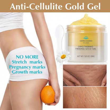 🔥[5𝟎% 𝐎𝐅𝐅 𝐋𝐀𝐒𝐓 𝐓𝐇𝐑𝐄𝐄 𝐃𝐀𝐘𝐒]15-Day Fast-Acting Anti Cellulite Sculpting &Tightening Burn Gold Massage Cream I CryoThermo Firming Gold Gel for Belly Thigh But &Arml WELLENESS, Refreshing Formula | UnisexBody Contouring Treatment for Men & Women1200 G-JKL