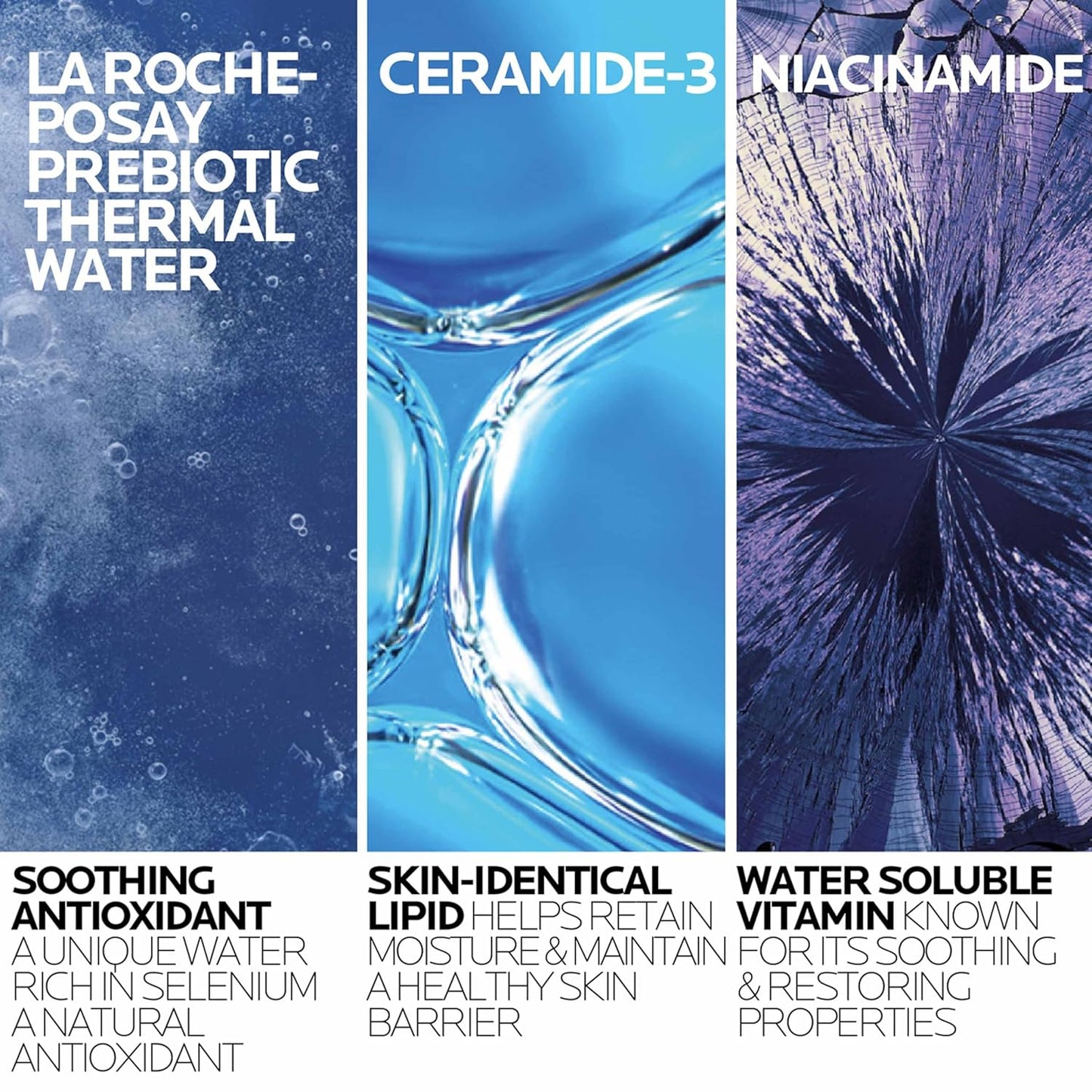 🔥[5𝟎% 𝐎𝐅𝐅 𝐋𝐀𝐒𝐓 𝐓𝐇𝐑𝐄𝐄 𝐃𝐀𝐘𝐒]La Roche-Posay Toleriane Hydrating Gentle Face Cleanser, Hydrating Facial Cleanser With Niacinamide + Ceramides, Daily Face Wash For Dry Skin To Normal Skin, Sensitive Skin Tested, Fragrance Free-JKL