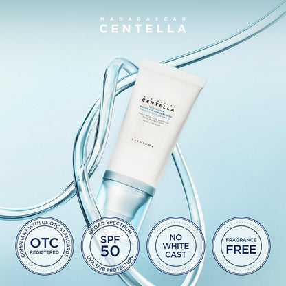 🔥[5𝟎% 𝐎𝐅𝐅 𝐋𝐀𝐒𝐓 𝐓𝐇𝐑𝐄𝐄 𝐃𝐀𝐘𝐒][SKIN1004 Official Shop] Hyalu-Cica Water-Fit Sun Serum UV 50ml (OTC) - Lightweight Sunscreen for Daily Use, Korean Sunscreen, Watery and Creamy Texture, Sunscreen for Sensitive Skin-JKL