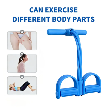 🔥[5𝟎% 𝐎𝐅𝐅 𝐋𝐀𝐒𝐓 𝐓𝐇𝐑𝐄𝐄 𝐃𝐀𝐘𝐒]Multi-functional Pedal Resistance Band Trainer – Portable Foot Pedal Fitness Equipment for Home Gym Full Body Workout, Abdominal Training, Sit-ups, Yoga，Rehabilitation training-JKL