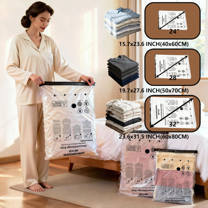🔥[5𝟎% 𝐎𝐅𝐅 𝐋𝐀𝐒𝐓 𝐓𝐇𝐑𝐄𝐄 𝐃𝐀𝐘𝐒]Cordless Travel Vacuum Storage Compression Bag Set – 15-Pack in 3 Sizes – USB Rechargeable Handheld Pump with Built-In Battery – Waterproof & Reusable Space Saver for Clothes & Packing, Perfect for Carry-On Suitcases-JKL