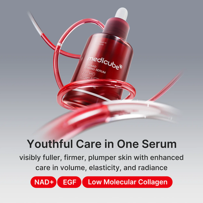 🔥[5𝟎%][NEW]NAD+ EGF Firming Serum | NAD+, EGF, Collagen Extract, Anti-aging, Plumping, Radiance Boosting Serum | Cares for Look of Fine Lines, Skin Elasticity & Firmness For Youthful-looking Skin (30ml / 1.01 fl. oz.) | Korean Skincare, K-Beauty-JKL
