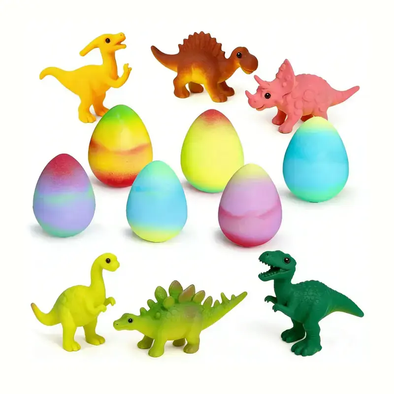 🔥[5𝟎% 𝐎𝐅𝐅 𝐋𝐀𝐒𝐓 𝐓𝐇𝐑𝐄𝐄 𝐃𝐀𝐘𝐒]6pcs Hatching Growing Dinosaur Eggs with 6 Dinosaurs, Water-Activated Expansion Toy, Safe Fun Magic Transform Experience, Perfect for Easter & Birthday Gifts-JKL