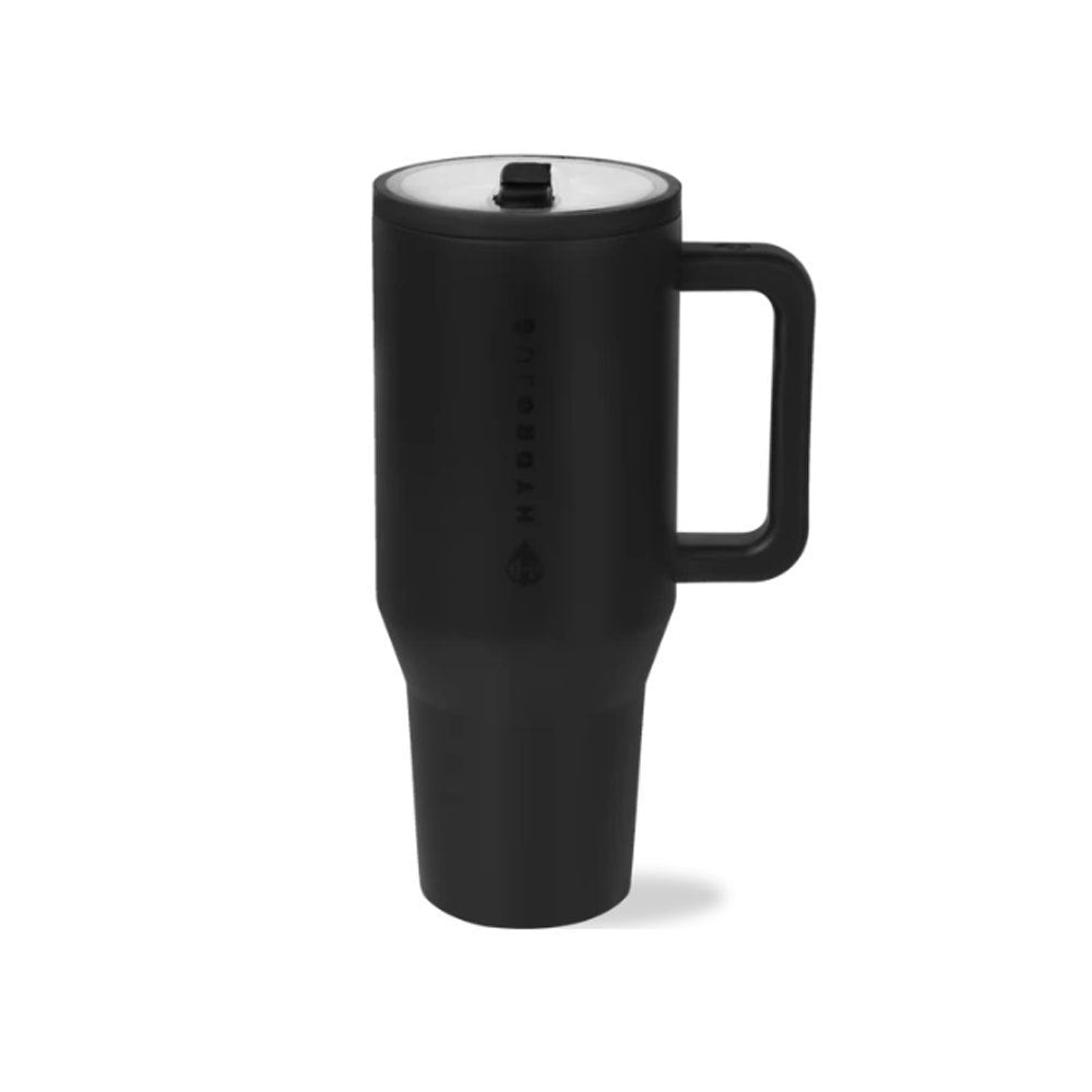 HydroJug Traveler | Leak-Proof Insulated Tumbler with Flip Straw & Cup Holder Fit Flasks Lid-BP