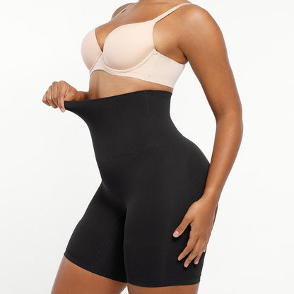 Shapewear Sculpting Shorts for Women Seamless High Waisted Body Shaper Thigh Slimming Underwear-OA