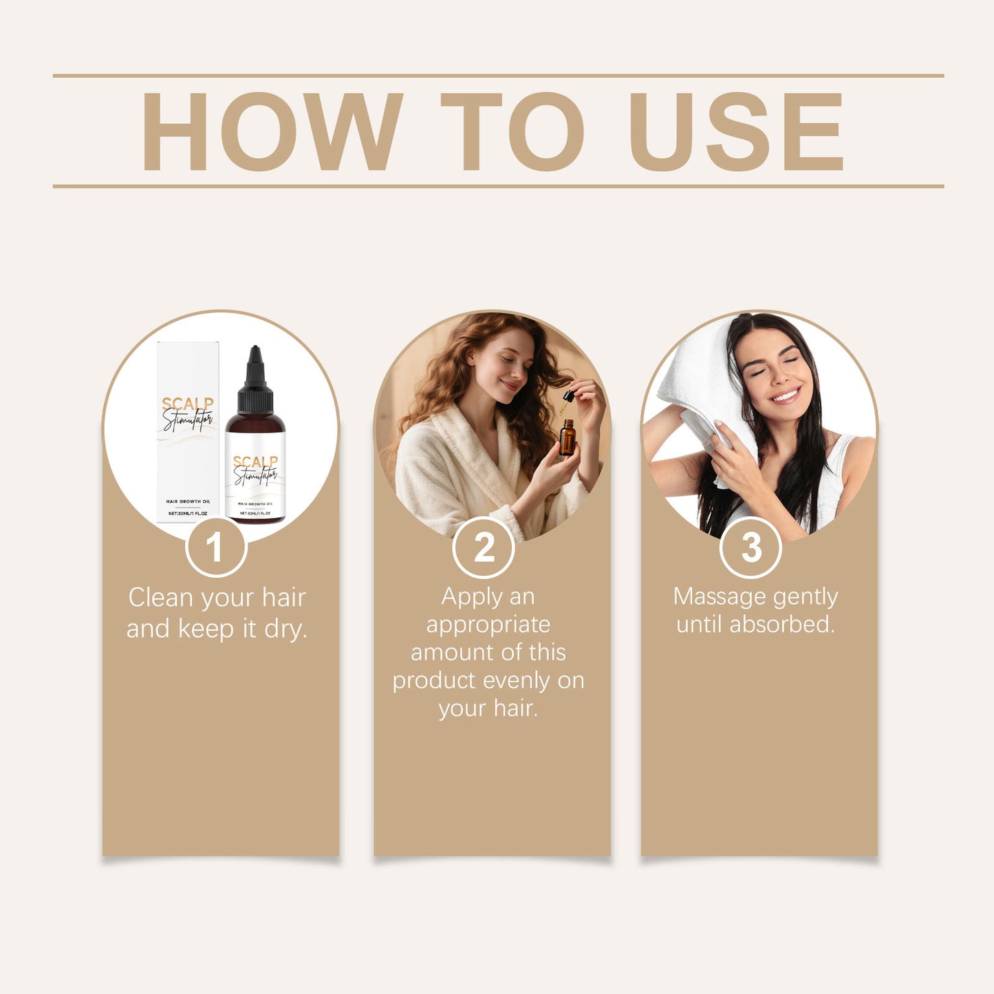[🔥Fresh Deals Are Here🔥] Scalp Stimulator Hair Growth Oil - Lightweight Rosemary & Mint Blend for Thicker, Fuller Hair, Alopecia Support & Hair Regrowth-LU