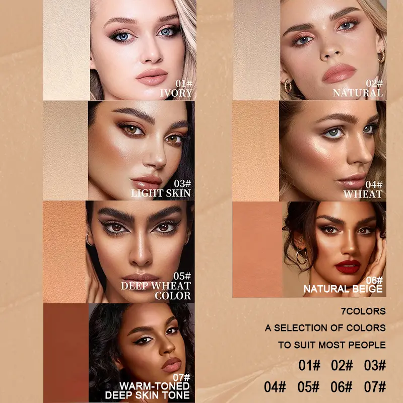🔥[5𝟎% 𝐎𝐅𝐅 𝐋𝐀𝐒𝐓 𝐓𝐇𝐑𝐄𝐄 𝐃𝐀𝐘𝐒]Zaidoc 7-color Dual -Ended ConcealerFoundation Stick, 2-in-1 Long-LastingFoundation and Concealer with Brush, CreamyFull Coverage for Dark Circles & Blemishes,Hydrating Olive & Camellia, 2.09 Oz-JKL