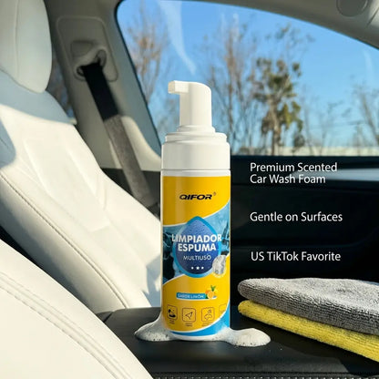🔥[5𝟎% 𝐎𝐅𝐅 𝐋𝐀𝐒𝐓 𝐓𝐇𝐑𝐄𝐄 𝐃𝐀𝐘𝐒]QIFOR 4-in-1 Multi-Enzyme Foam Spray Cleaner - Heavy Duty Deep Cleaning House & Car Detailing Products, Stain Removal for Car Interior & Sofa,summervibes outdoorfun-JKL