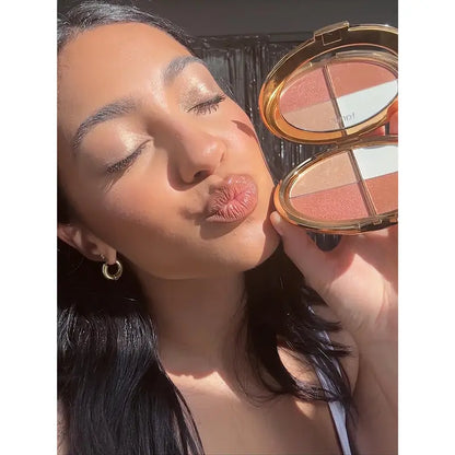 🔥[5𝟎% 𝐎𝐅𝐅 𝐋𝐀𝐒𝐓 𝐓𝐇𝐑𝐄𝐄 𝐃𝐀𝐘𝐒]tarte TARTELETTE IN BLOOM eye & cheek palette - eyeshadow and highlighter makeup-JKL