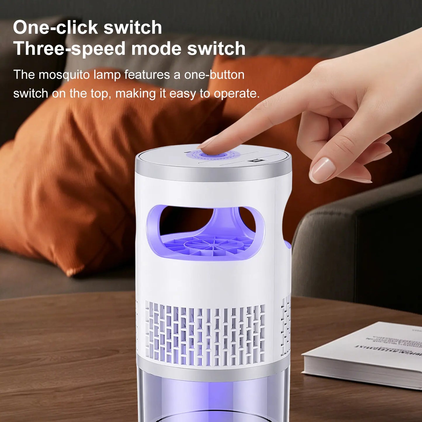 🔥[5𝟎% 𝐎𝐅𝐅 𝐋𝐀𝐒𝐓 𝐓𝐇𝐑𝐄𝐄 𝐃𝐀𝐘𝐒]Gainstarx Indoor Insect Trap with Light and Suction Non Zapper Flying Bug Catcher for Mosquitoes Fruit Flies Gnats and Moths for Home Use-JKL