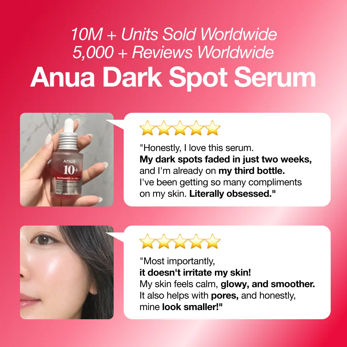 🔥[5𝟎% 𝐎𝐅𝐅 𝐋𝐀𝐒𝐓 𝐓𝐇𝐑𝐄𝐄 𝐃𝐀𝐘𝐒][Anua] Dark Spot Correcting Serum : 10%Niacinamide+ 4% Tranexamic Acid 1.01 fl.oz.(30ml) | Niacinamide Serum, PM Skincareproduct, Hyperpigmentation, Brightening-JKL