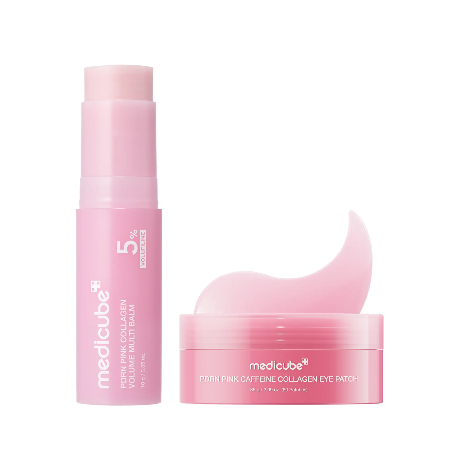 [NEW] [medicube] PDRN Pink Collagen Volume Multi Balm | All In One Volufiline, PDRN, NAD Stick for Youthful-Looking, Helping Look of Fine Lines, Firming Care, Anti-Aging Care | For Under-Eyes, Neck, Forehead, Smile Lines, Lip Care | Korean Skincare-JKL