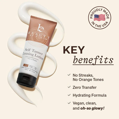 🔥[5𝟎% 𝐎𝐅𝐅 𝐋𝐀𝐒𝐓 𝐓𝐇𝐑𝐄𝐄 𝐃𝐀𝐘𝐒] Self Tanner Body Lotion - Best Gradual Natural Bronzed Sunless Hydrating Streak Free Tanning Glow Made in USA, Vegan Cruelty Free Pregnancy Safe-JKL