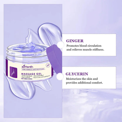 🔥[5𝟎% 𝐎𝐅𝐅 𝐋𝐀𝐒𝐓 𝐓𝐇𝐑𝐄𝐄 𝐃𝐀𝐘𝐒]Ximonth 100g Pain Relief Massage Gel, Natural Plant Extracts Soothing Gel, Fast Absorbing Non-Greasy Joint Discomfort Relief-JKL