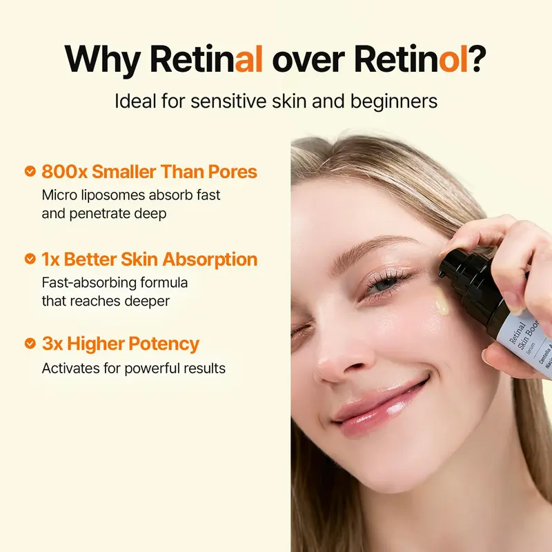 🔥[5𝟎% 𝐎𝐅𝐅 𝐋𝐀𝐒𝐓 𝐓𝐇𝐑𝐄𝐄 𝐃𝐀𝐘𝐒]Glow-Tox Retinal Serum 150ml | 3x larger bottle for Face & Body – Even Tone, Pores, Dark Spots – Gentle, Non-Irritating, Vegan -JKL