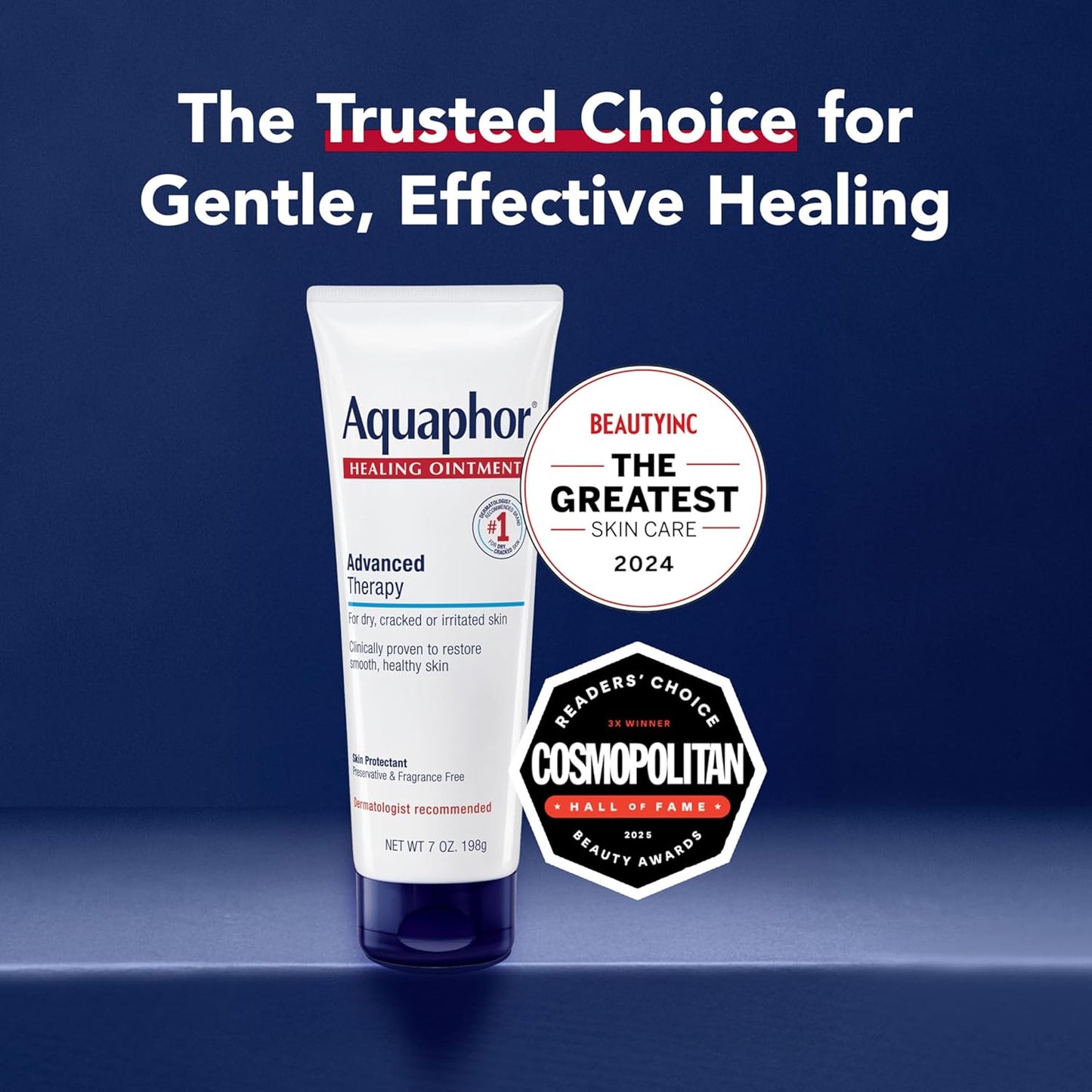 🔥[5𝟎% 𝐎𝐅𝐅 𝐋𝐀𝐒𝐓 𝐓𝐇𝐑𝐄𝐄 𝐃𝐀𝐘𝐒]Aquaphor Healing Ointment Advanced Therapy Skin Protectant, Dry Skin Body Moisturizer, 7 Oz Tube Aquaphor-JKL