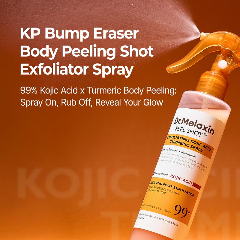 🔥[5𝟎% 𝐎𝐅𝐅 𝐋𝐀𝐒𝐓 𝐓𝐇𝐑𝐄𝐄 𝐃𝐀𝐘𝐒][Dr.melaxin Official] Peel Shot Keratin Care Kojic Acid Turmeric Spray 200ml Pore Clearing Exfoliating Formula Skin Repair Scrub-JKL
